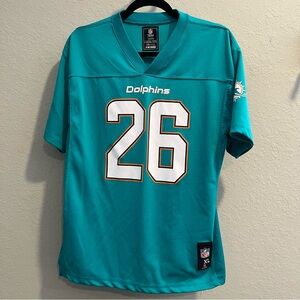NFL Team Apparel Miami Dolphins Jersey XL (18/20) Youth #26 Miller
